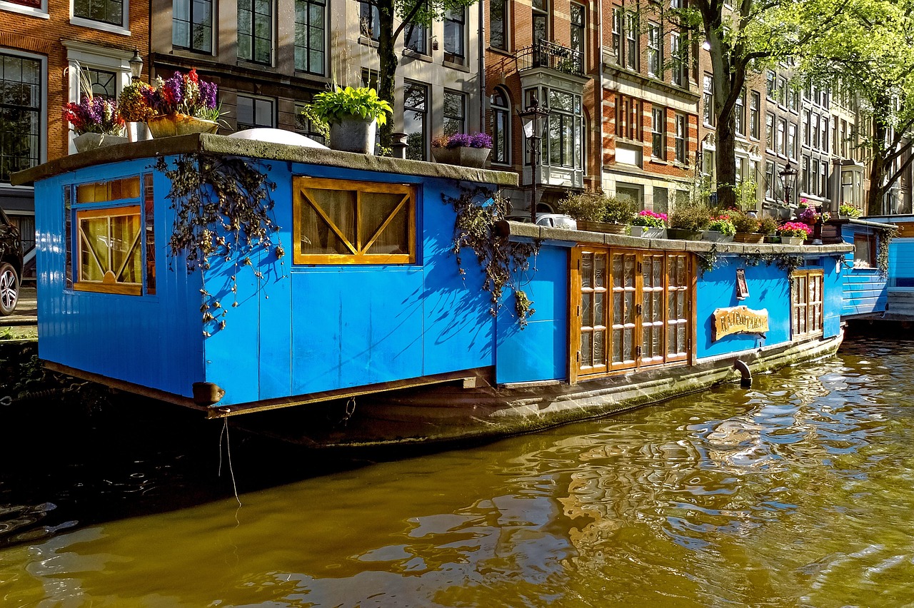 barge, houseboat, boat, canal, waterway, amsterdam, netherlands, holland, europe, houseboat, houseboat, houseboat, houseboat, houseboat, amsterdam, amsterdam