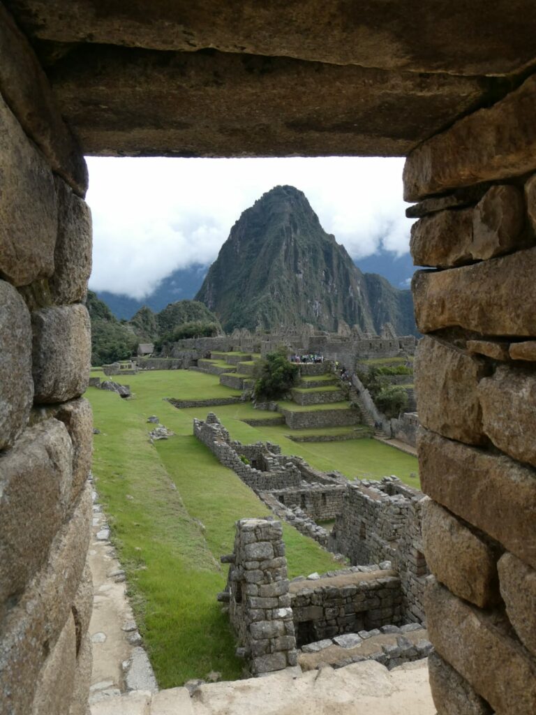Blick auf dem Machu Picchu