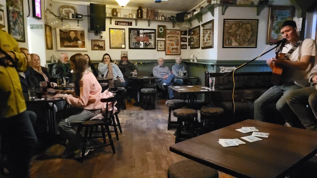 Live Musik im irischen Pub